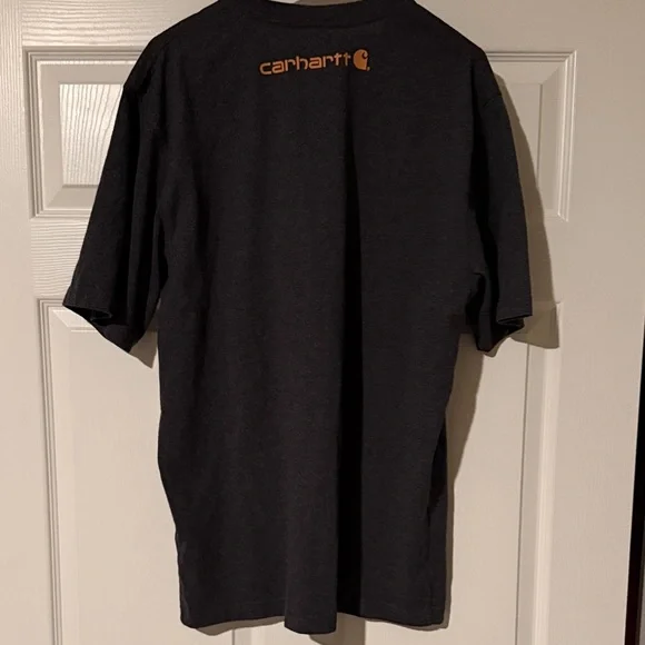 Carhartt Dark Gray Tee with Logo - Picture 4 of 5